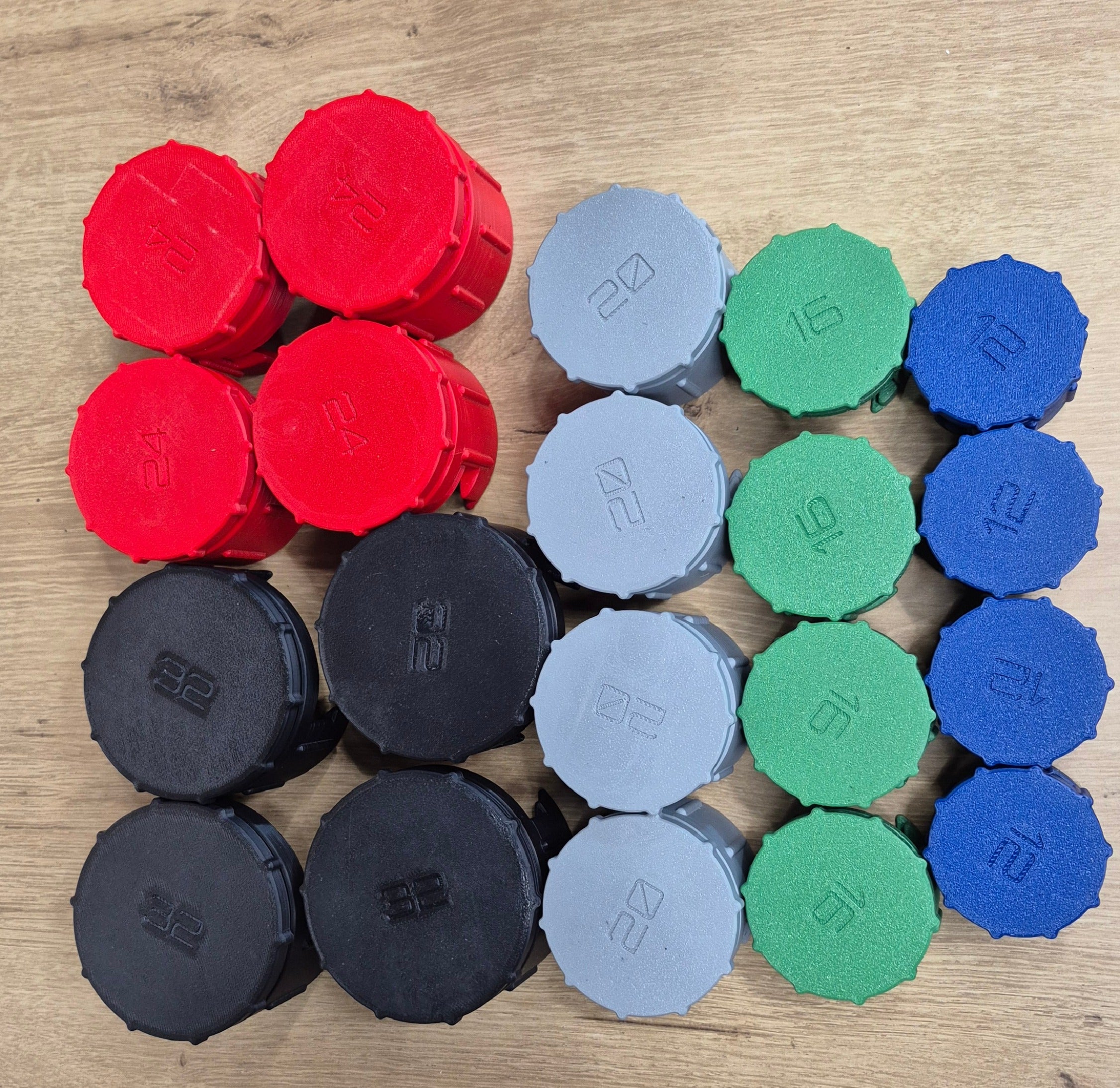 Intermediate Kit - Hydraulic flange caps SAE 61/62/CAT